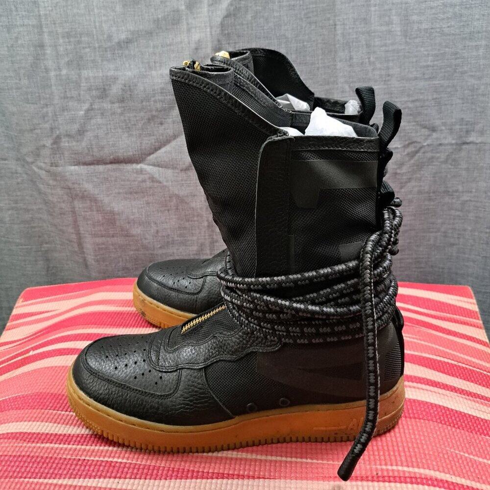 %Size 10.5 - Nike Sf Air Force 1 High Black Gum 2017 - AA1128-001 Men / A 24